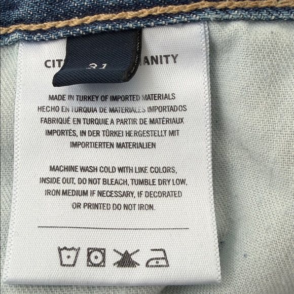 🔥🔥🔥 CITIZENS OF HUMANITY Blue Annina High Rise Wide Leg Trouser Jeans, size 31 - Picture 14 of 16